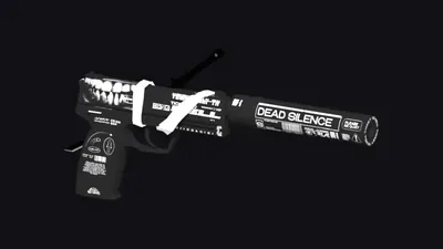 Skin Dead Silence de la Pistola .50