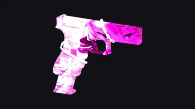 Skin Anime Rosa de la Pistola .50