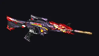 Skin Dragon Rojo de la Carabina