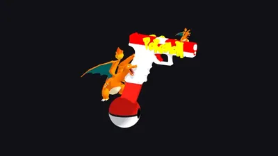 Skin Dragon de Fuego de la Pistola