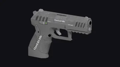Skin Hawk Gris de la Pistola