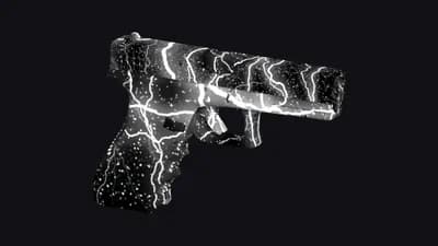Skin Relampago Blanco de la Pistola