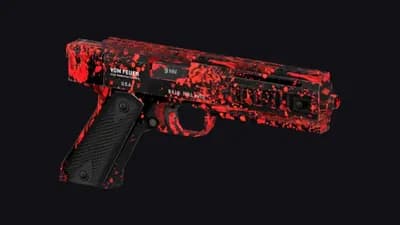 Skin Lava Roja de la Pistola AP
